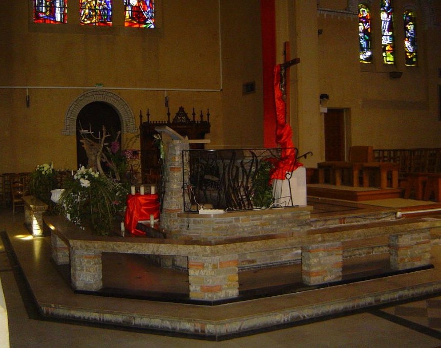 Presbytery of the church of Sainte-Jeanne-d'Arc in Le Touquet-Paris-Plage