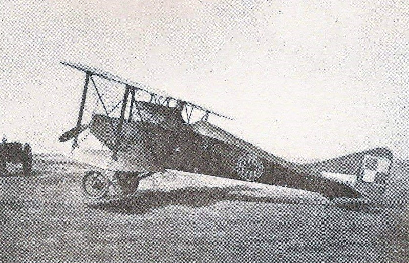 Fighter plane "Balilla" with visible badge of Kosciuszko Squadron