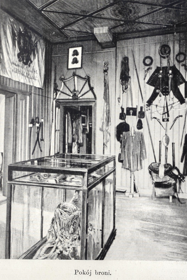 Photograph showing the Weapons Room