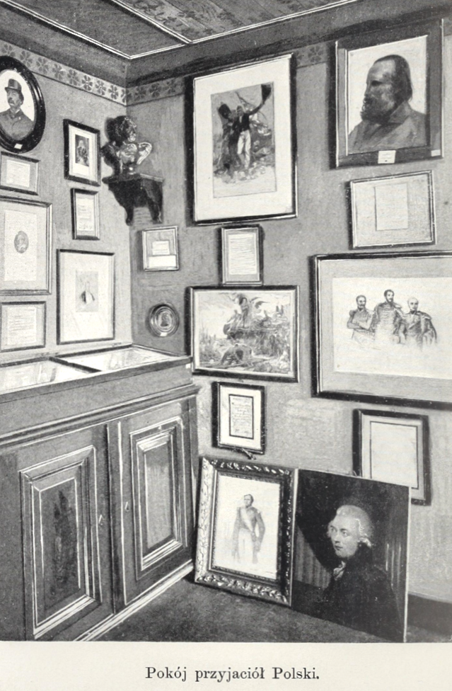 Photograph depicting the Room of Friends of Poland