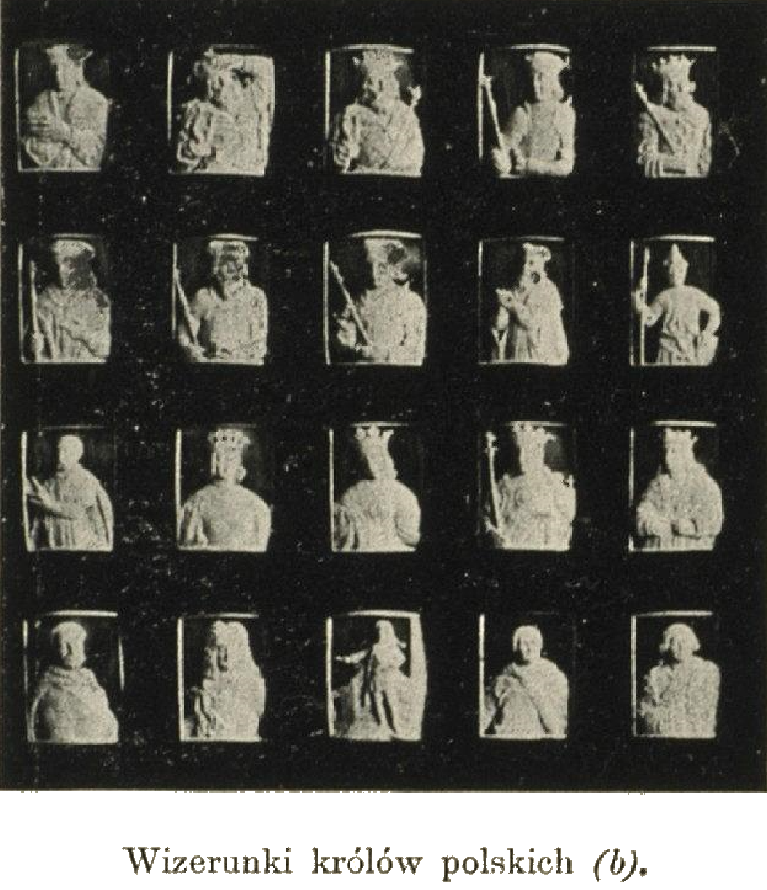 Portrait Room - reproductions of Bianchini's cameos depicting images of Polish kings