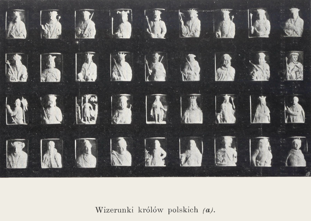 Portrait Room - reproductions of Bianchini's cameos depicting images of Polish kings