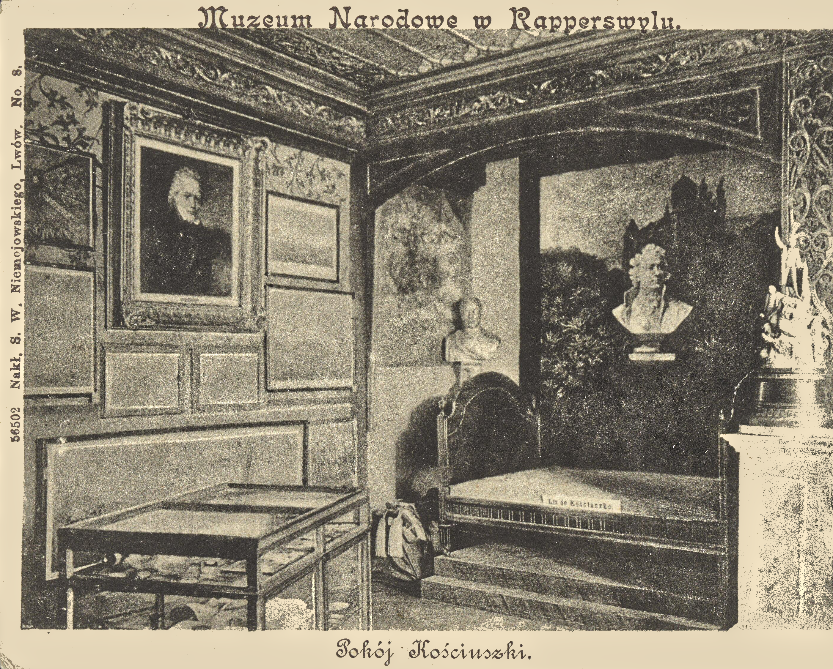 Photograph showing Tadeusz Kościuszko's room