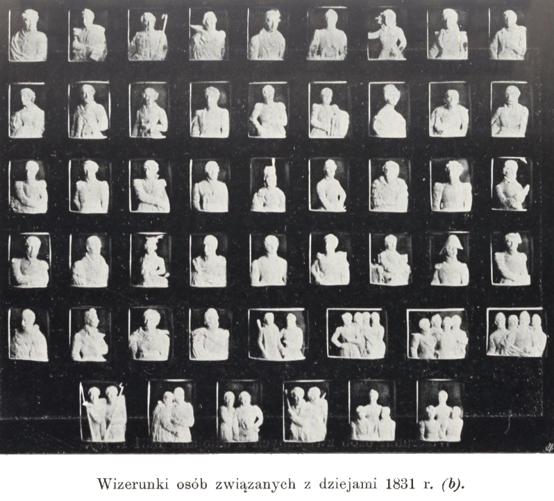 Portrait Room - reproductions of Bianchini cameos depicting images of people connected with the history of 1831.