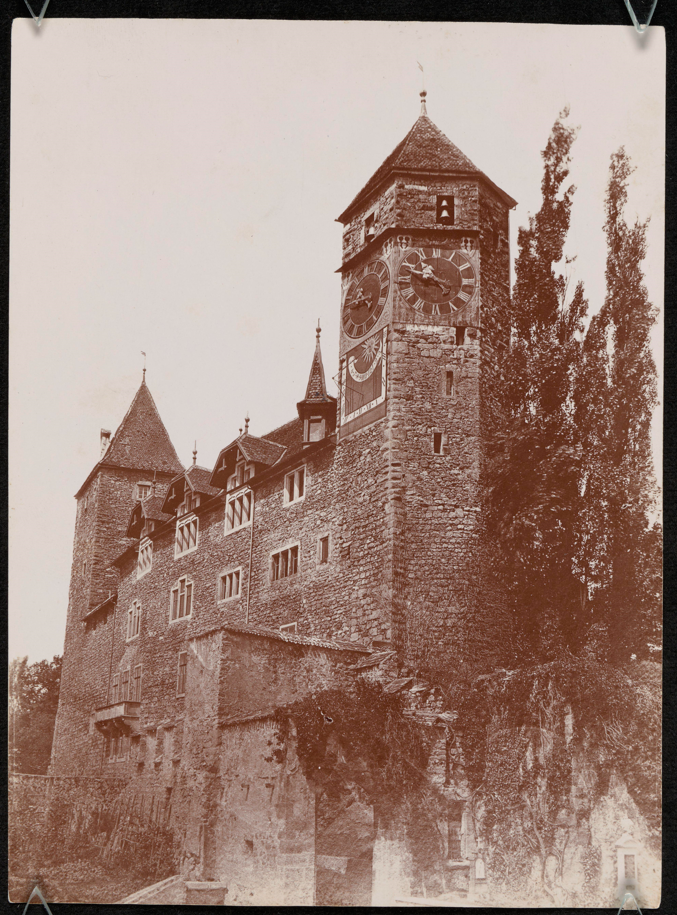 Photograph showing Rapperswil Castle, circa 1895.