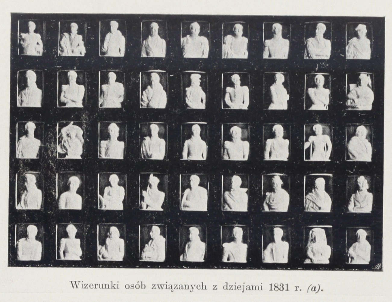 Portrait Room - reproductions of Bianchini cameos depicting images of people connected with the history of 1831.