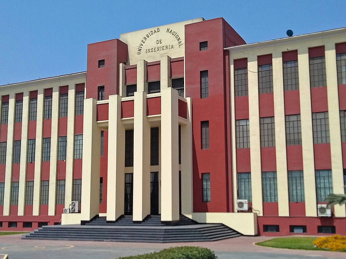 Building of the National University of Engineering in Lima ( formerly University of Engineering and Mining)
