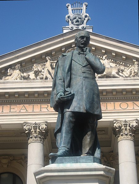 Vladimir Hegel, monument to the poet Vasile Alecsandri, Iaşi, 1906.