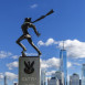 Fotografia przedstawiająca Pomnik Katyński w Jersey City