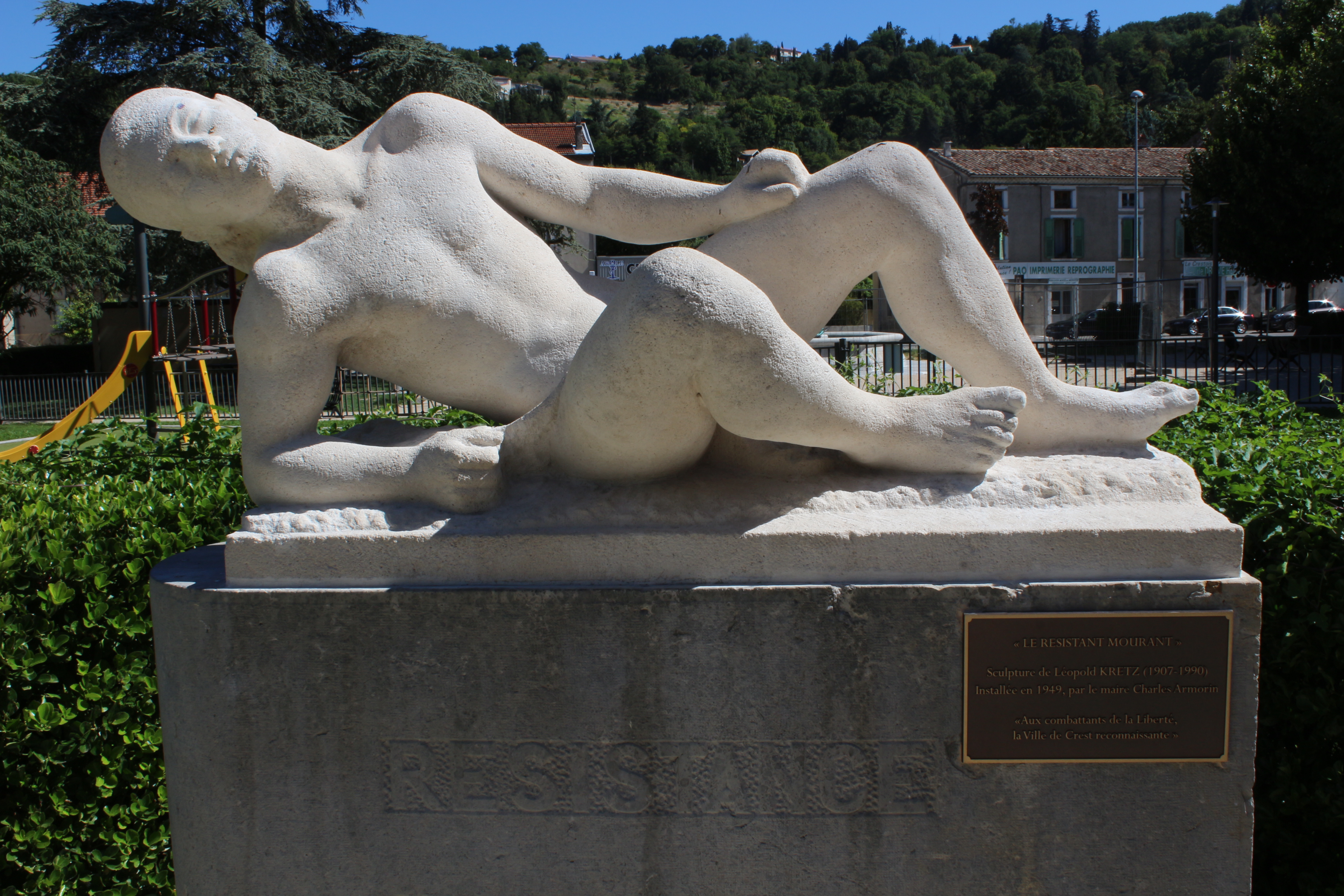 Photo showing Monument to the French Resistance in Crest