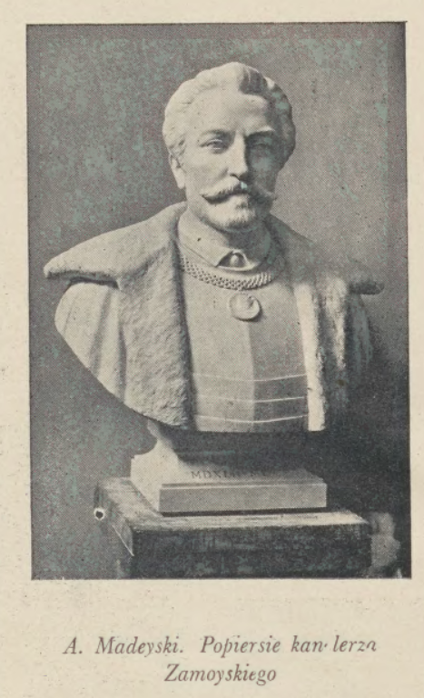 Antoni Madeyski, bust of Jan Zamoyski, 1937, Padua