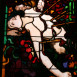 Fotografia przedstawiająca Joseph Mehoffer\'s stained glass ensemble in Freiburg