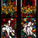 Fotografia przedstawiająca Joseph Mehoffer\'s stained glass ensemble in Freiburg