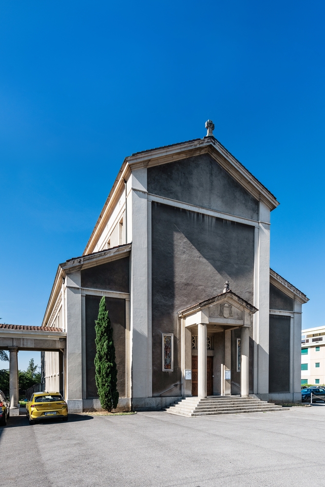 Fotografia przedstawiająca Mozaiki Saint-François de Sales w Genewie