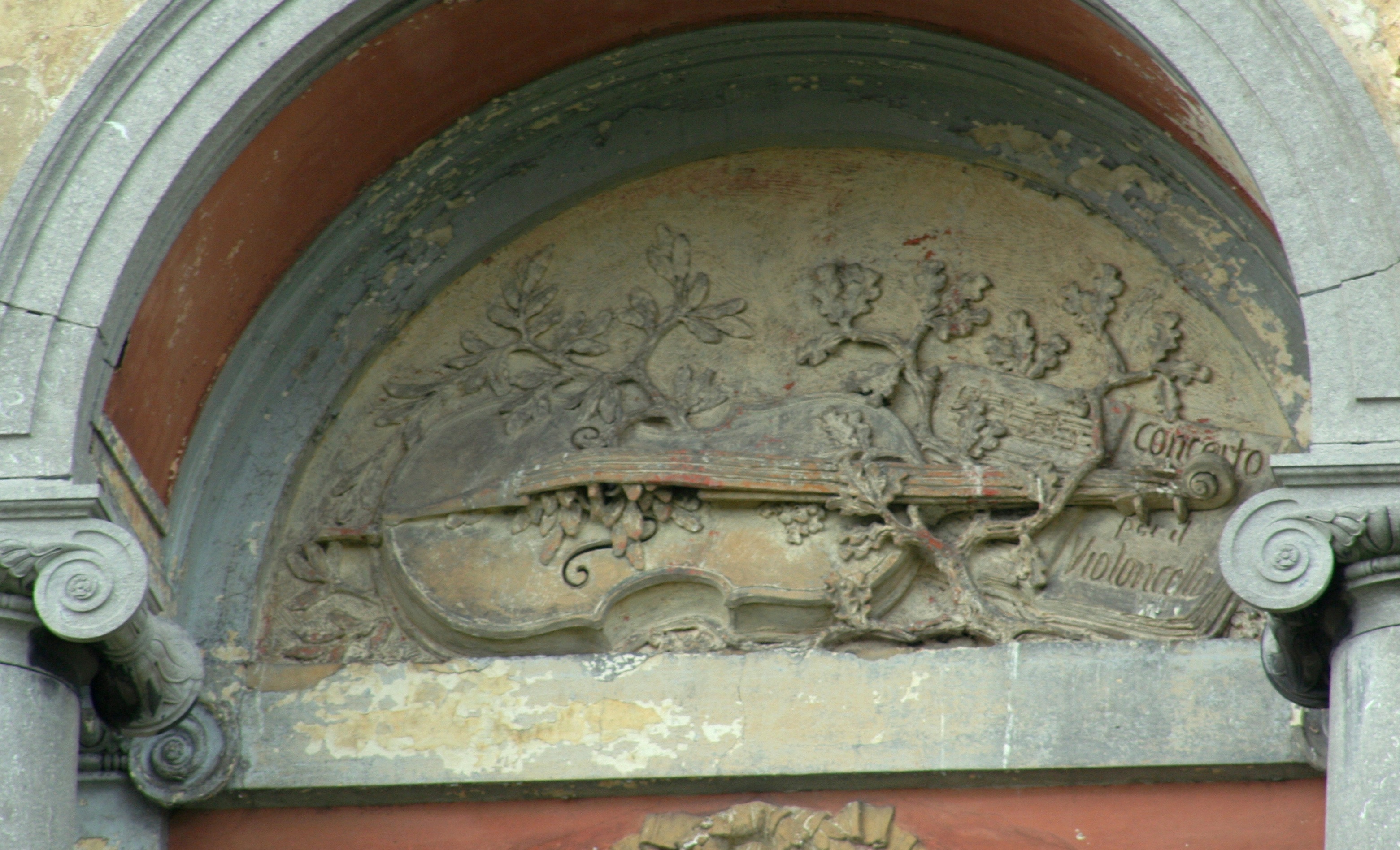 Fotografia przedstawiająca Façade decoration of the Servais family house in Halle