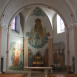Photo showing Jacek Stryjeński\'s painting \"Coronation of Mary\" in the church of Saint-Vincent in Challes-les-Eaux
