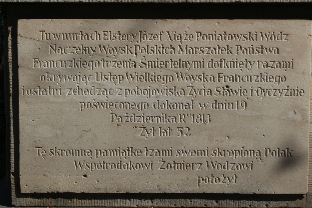 Fotografia przedstawiająca Pomnik księcia Józefa Poniatowskiego w Lipsku