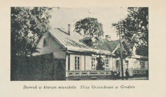 The manor house of Eliza Orzeszkowa in Grodno