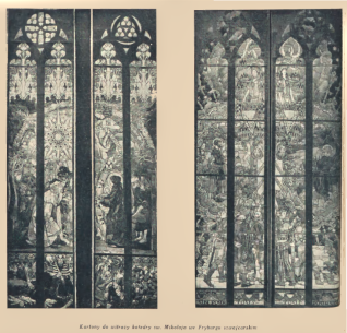 Kartony do witraży katedry św. Mikołaja we Fryburgu szwajcarskim
