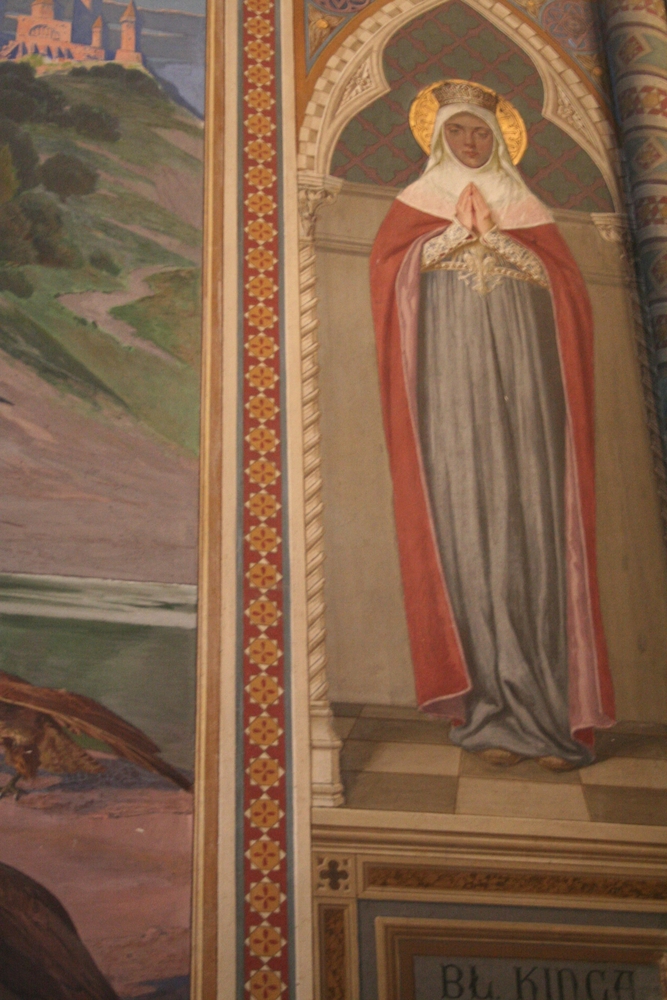 Photo montrant A set of wall paintings by Tadeusz Popiel in the Basilica of St Anthony in Padua