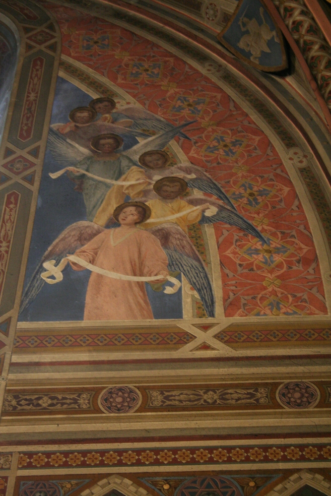 Photo montrant A set of wall paintings by Tadeusz Popiel in the Basilica of St Anthony in Padua