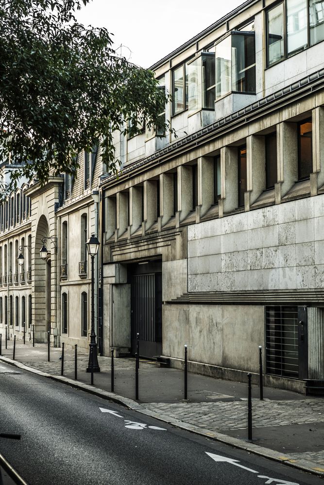 Fotografia przedstawiająca New building of the CARAN study centre in Paris