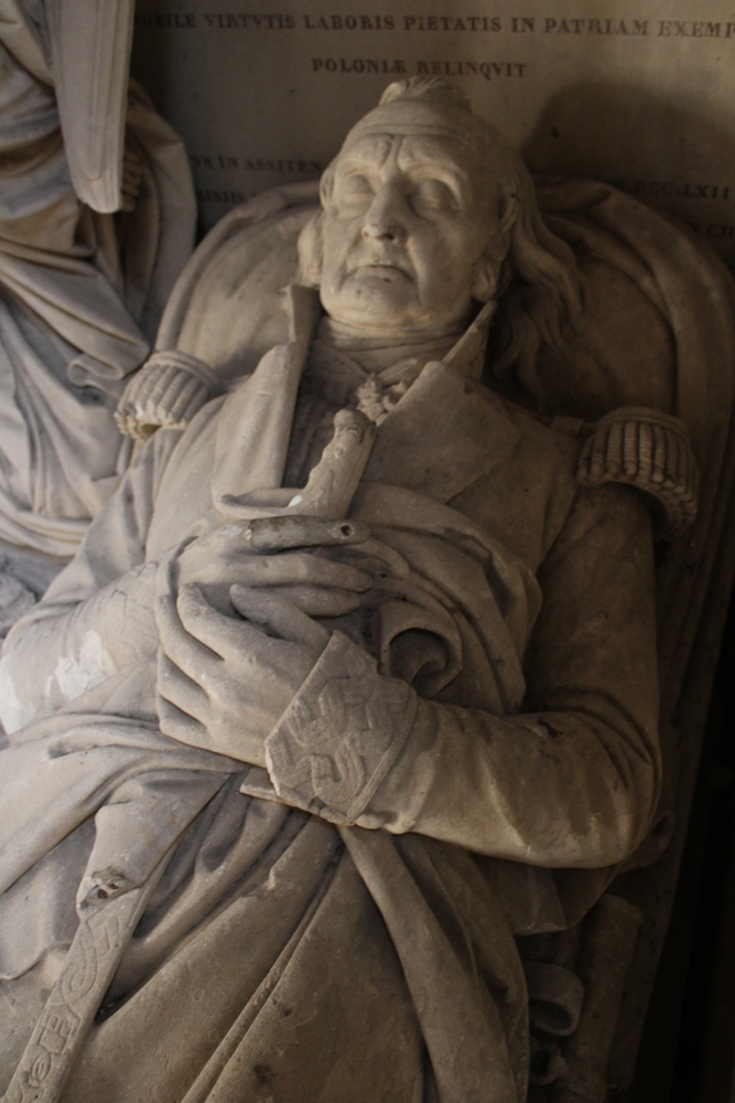 Fotografia przedstawiająca Monument to General Karol Kniaziewicz and Julian Ursyn Niemcewicz in Montmorency