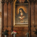 Fotografia przedstawiająca Copy of the painting of Our Lady of the Dawn Gate in the Saint-Séverin church in Paris