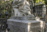 Fotografia przedstawiająca Tombstone of Frédéric Chopin by Jean-Baptiste Clésinger in Paris