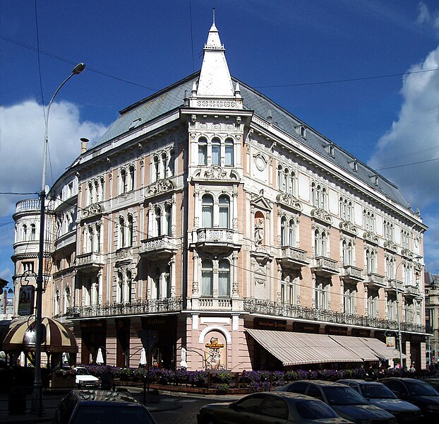 Fotografia przedstawiająca George Hotel in Lviv