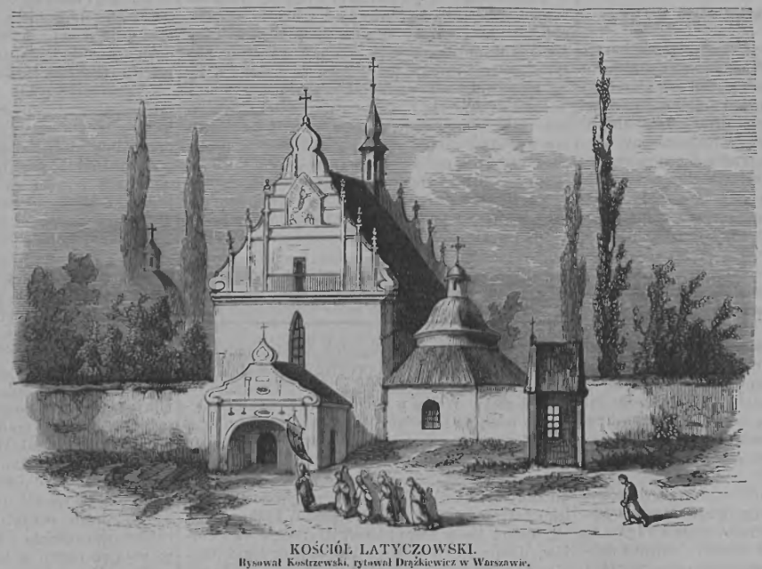 Fotografia przedstawiająca Description of the church in Latyczów