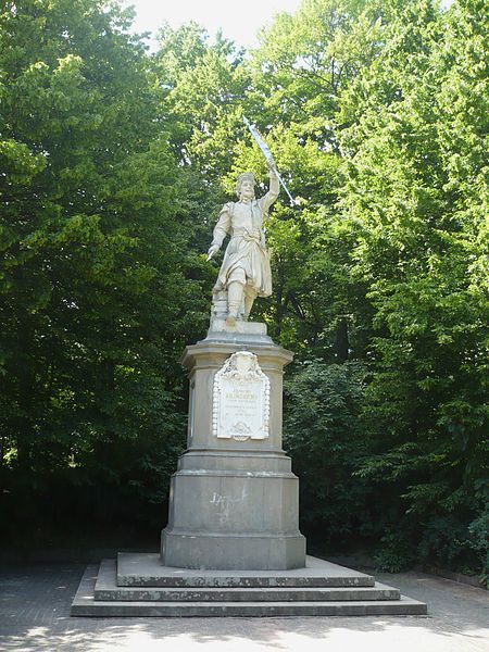 Statue of Jan Kilinski by Julian Markowski, Stryiskyi Park, Lviv, 1879