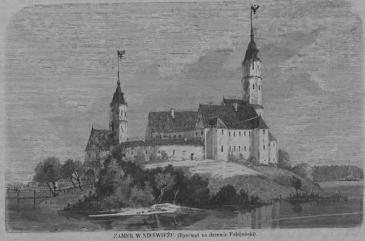 Fotografia przedstawiająca Opis zamku w Nieświeżu