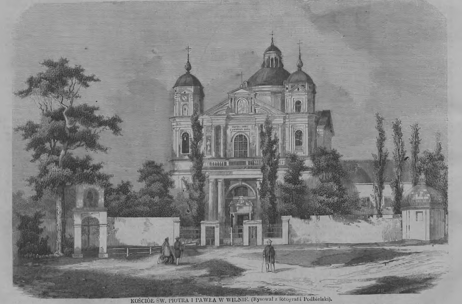 Fotografia przedstawiająca Description of the Church of St Peter and St Paul in Vilnius