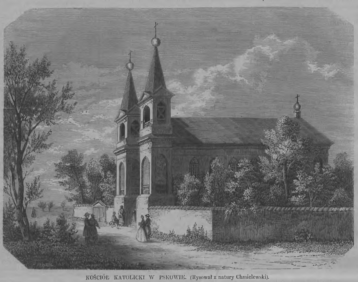 Fotografia przedstawiająca Description of the Catholic Church in Pskov