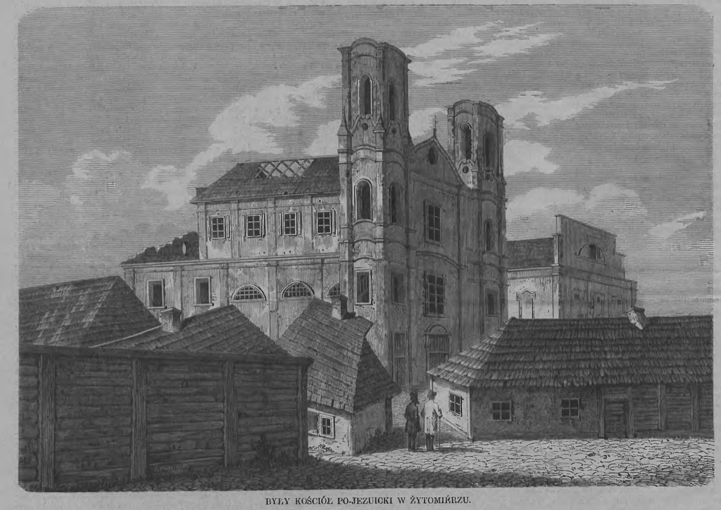 Fotografia przedstawiająca Description of the former Jesuit church in Zhytomyr