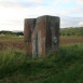 Fotografia przedstawiająca Sculpture by Adolf Ryszka \"Boundary stone\" in Sankt Wendel