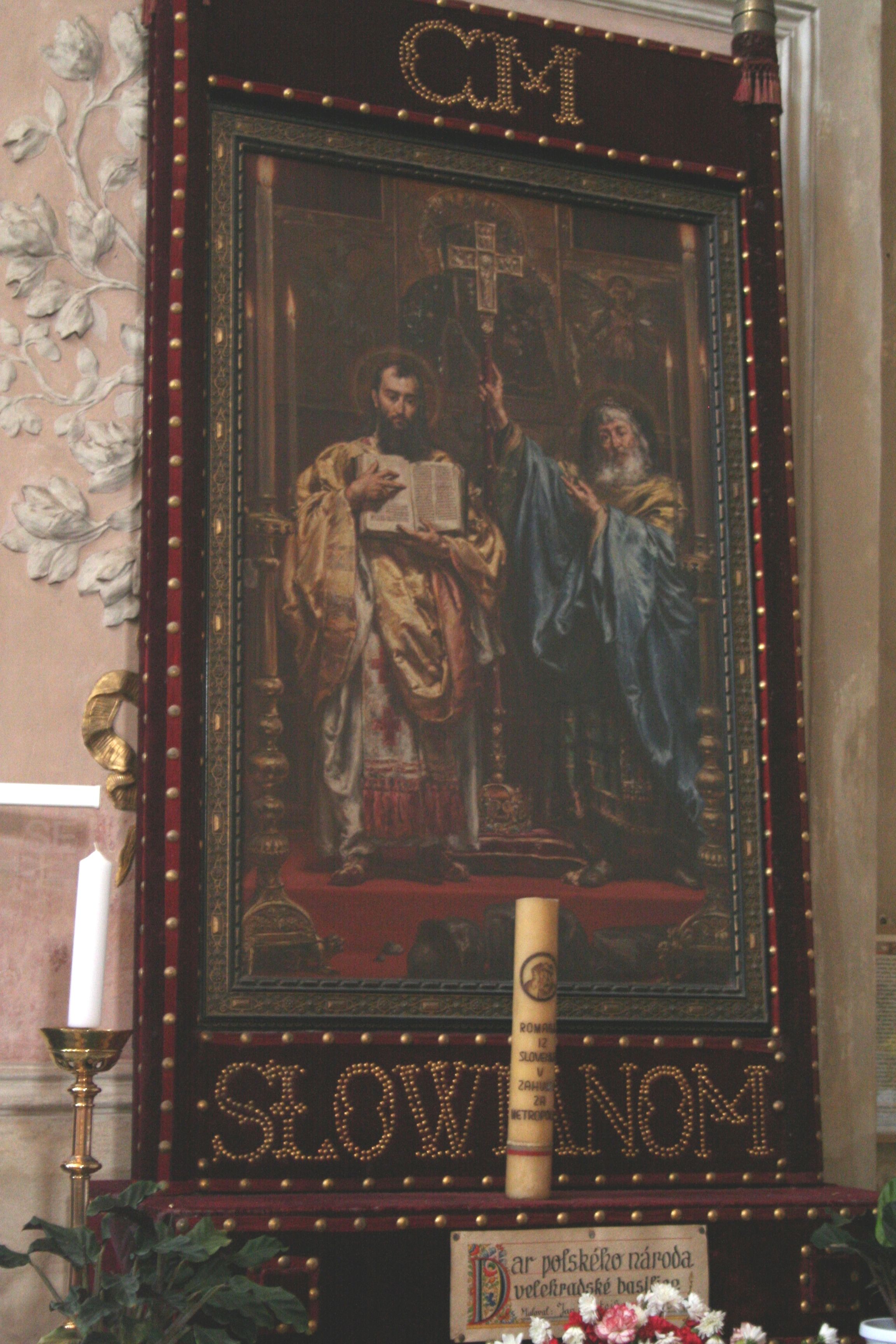 Fotografia przedstawiająca Ян Матейко - Святих апостолів Кирила і Мефодія, Велеград