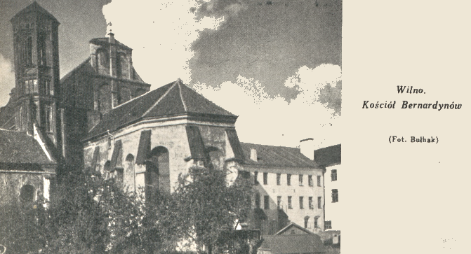 Kościół św. Franciszka i św. Bernardyna w Wilnia, fot. Jan Brunon Bułhak
