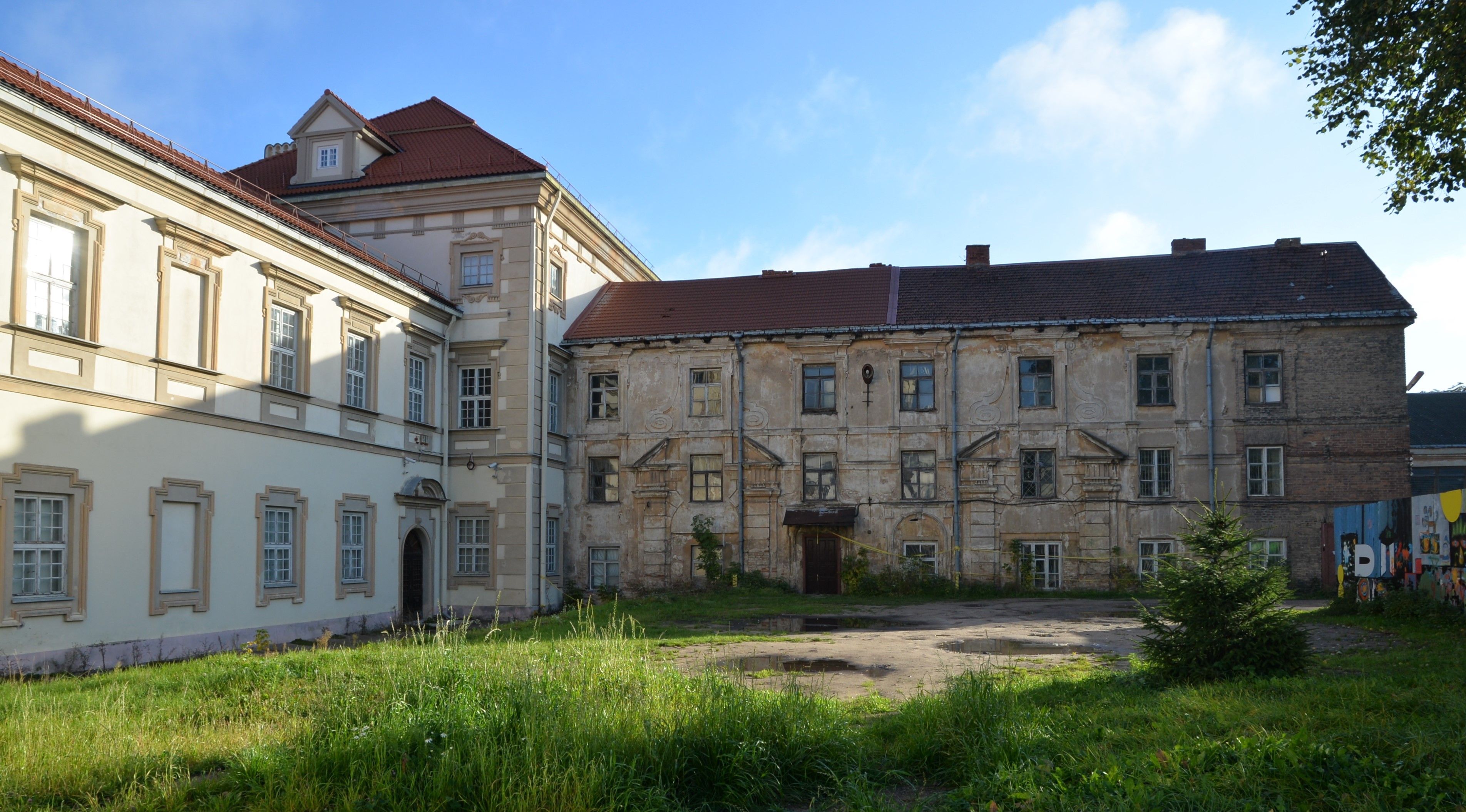 The palace of Janusz and Radziwill in Lukiszki in Vilnius