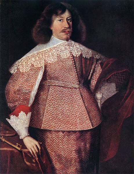 Bartholomew Strobel, portrait of Janusz Radziwill, oil on canvas, 1634