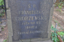 Fotografia przedstawiająca Tombstone of Franciszka Chorzewska
