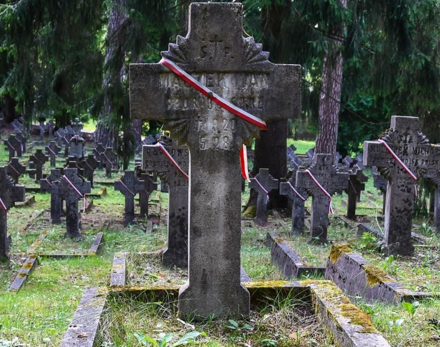 Tombstone of Jan Antoni Maczek in Antokol in Vilnius