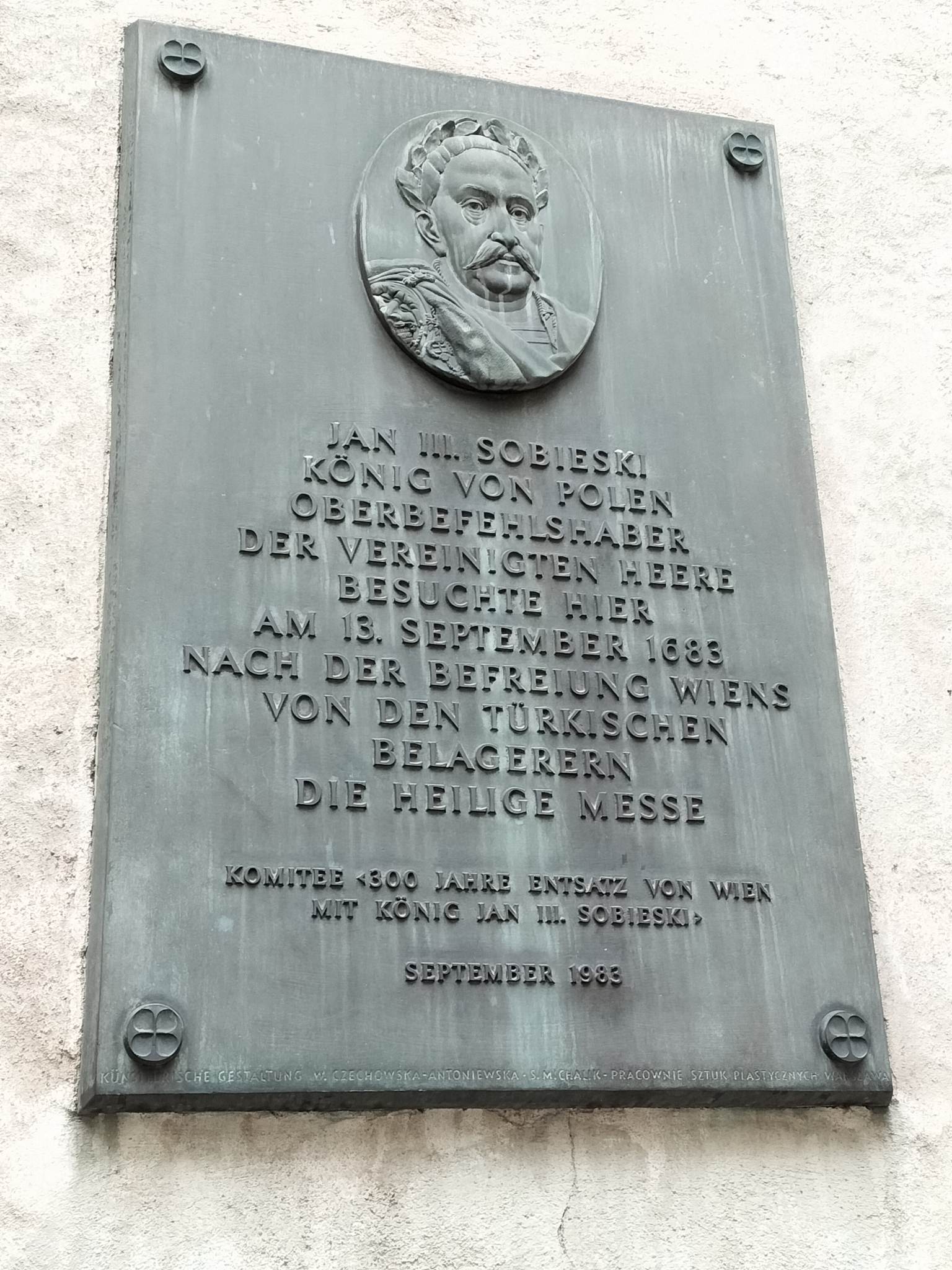 Fotografia przedstawiająca Pomniki Jana III Sobieskiego i inne upamiętnienia