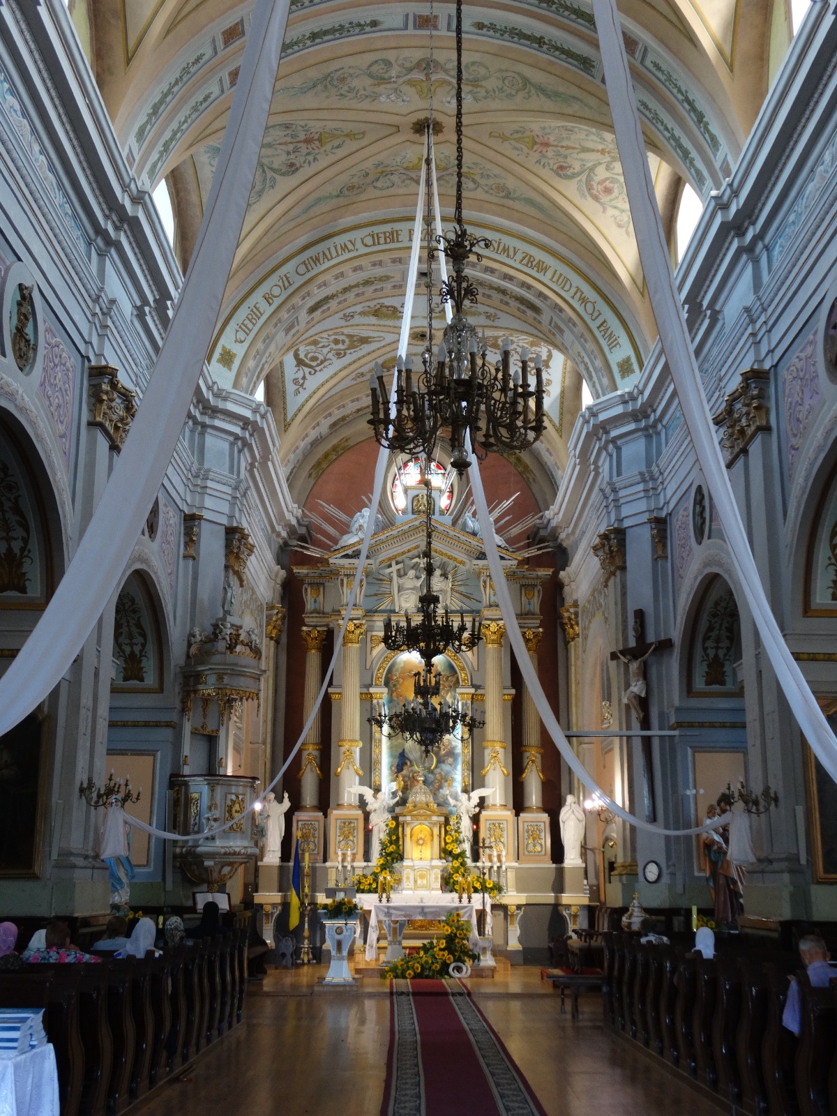 Interior of the Church of the Immaculate Conception of the Blessed Virgin Mary in Murafa