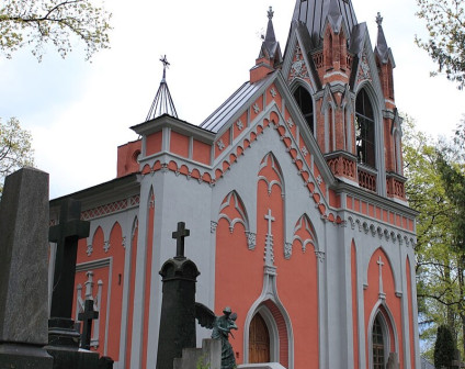 Kaplica centralna cmentarza na Rossie w Wilnie