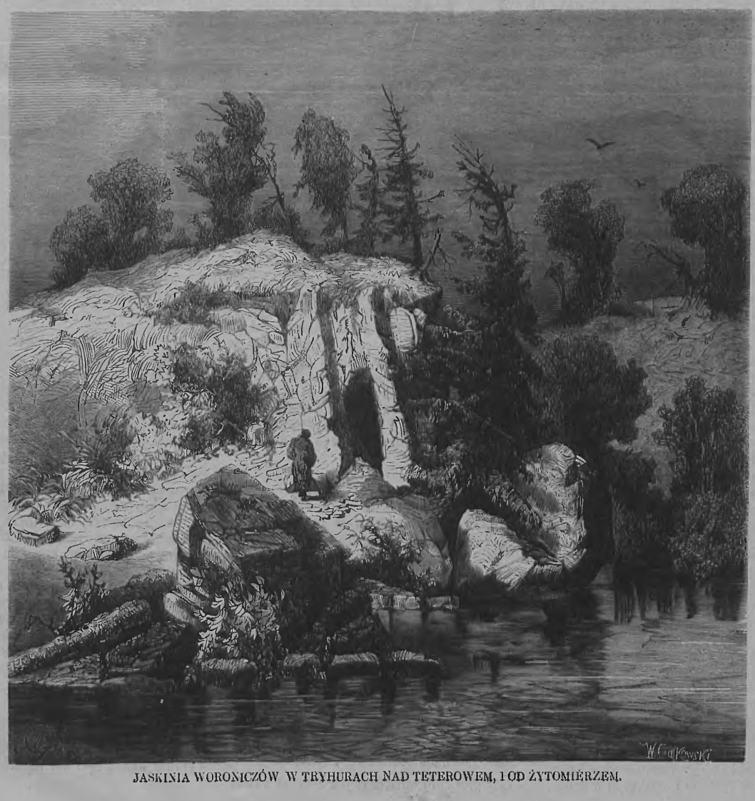 Fotografia przedstawiająca Description of the Voronichi cave in Tryhury nad Teterov, near Zhytomyr