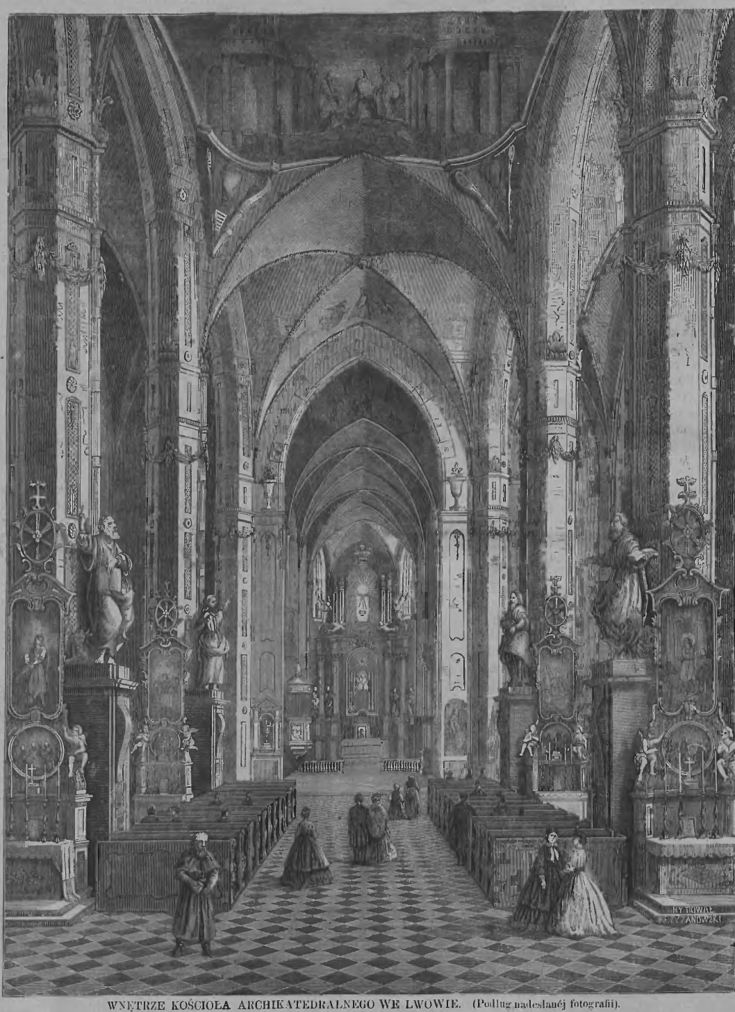 Fotografia przedstawiająca Description of the Archcathedral Church of Lviv