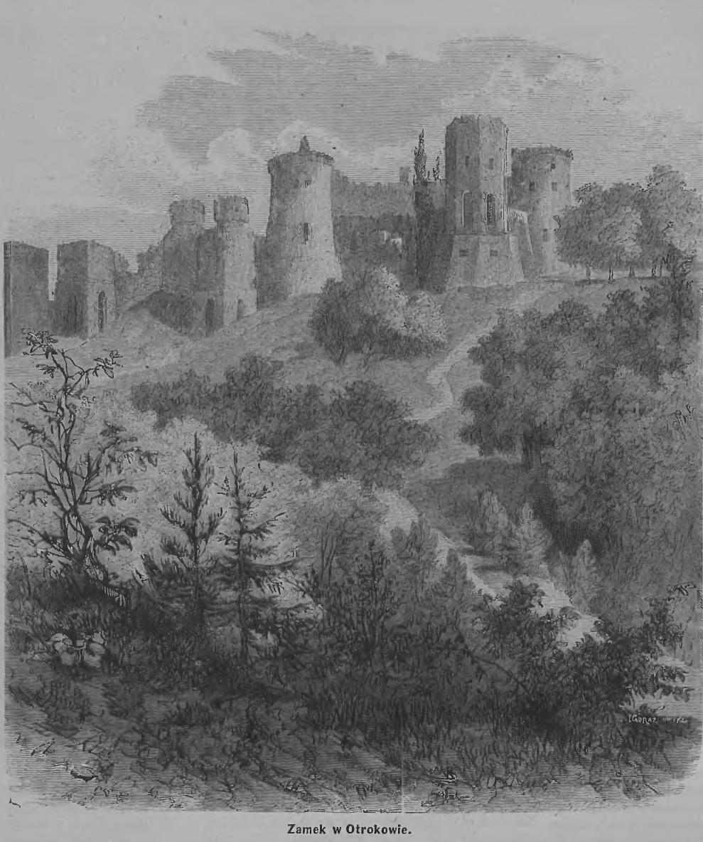 Fotografia przedstawiająca Opis zamku w Otrokowie