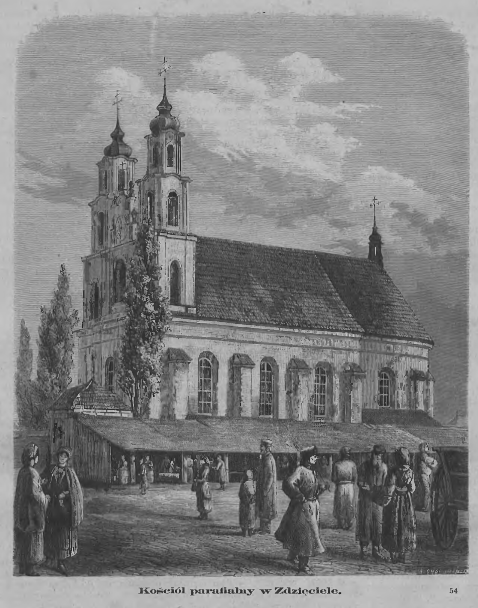 Fotografia przedstawiająca Description of the church in Zdzięciele